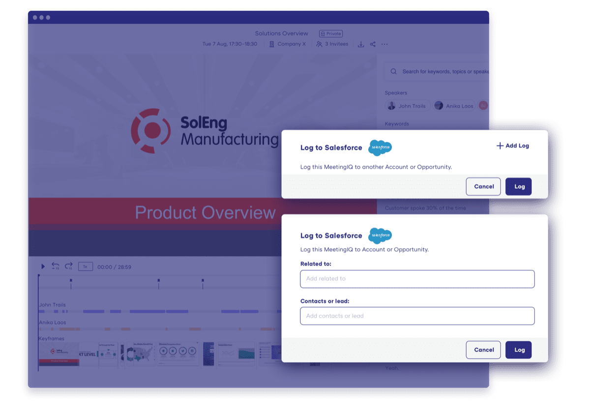 Automatically capture each meeting detail